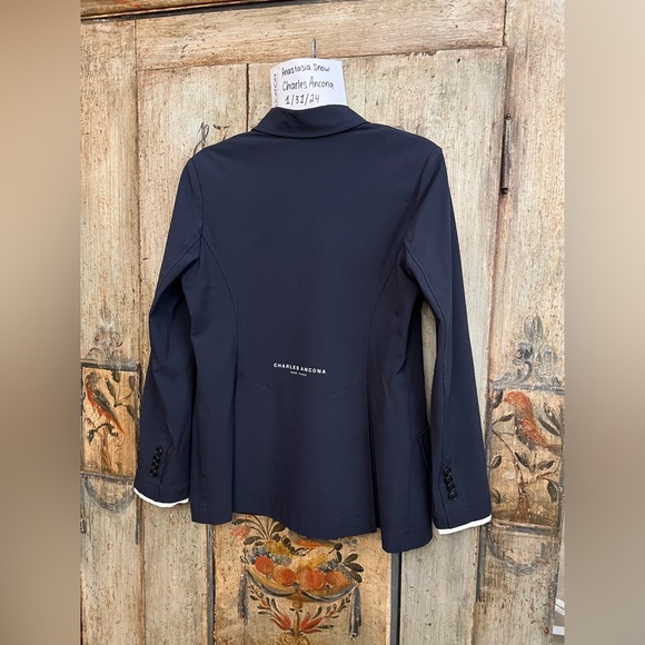 Navy blue Charles Ancona ladies coat/jacket - Picture 2 of 13